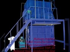 Linea di riciclaggio della caldaia di riciclaggio della schiuma di riciclaggio della produzione di schiuma di riciclaggio