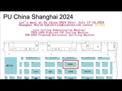 2200mm Larghezza di taglio Macchina di taglio di schiuma PU Splitter orizzontale automatico Siemens servo elettronico