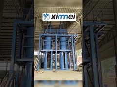 Piastra di pressione a vapore di schiuma di cilindro ribondato Serbatoio di stampaggio triplo Linea di lavoro di schiuma