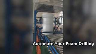 Alesatrice automatica per schiuma per una produzione efficiente
