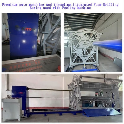 C518 Perforazione di schiuma rotonda Perforazione integrata in una macchina di perforazione di schiuma set di peeling machine