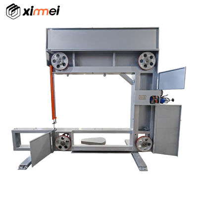 4 ruote verticale stretta cutter coltello macchina di taglio spugna di schiuma EVA EPE semiautomatica piastra di deflezione tavolo da lavoro materasso blocco industriale Verticale coltello Taglio di materiali spugna