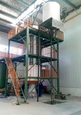 Linea di produzione continua verticale di schiuma PU Spugna cilindrica 8~50 kg/m3 Densità TDP-1500