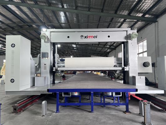 Macchina per taglio orizzontale di schiuma con larghezza 2200 mm ±0,05 mm di tolleranza per taglio di spugna a foglio lungo e macchina per il taglio di schiuma PU per laminazione